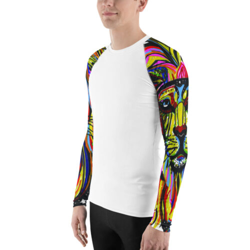 Judah's Lion White Rash Guard