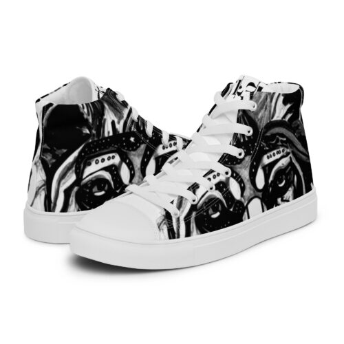 Judah's Lion Black & White Men's Shoes