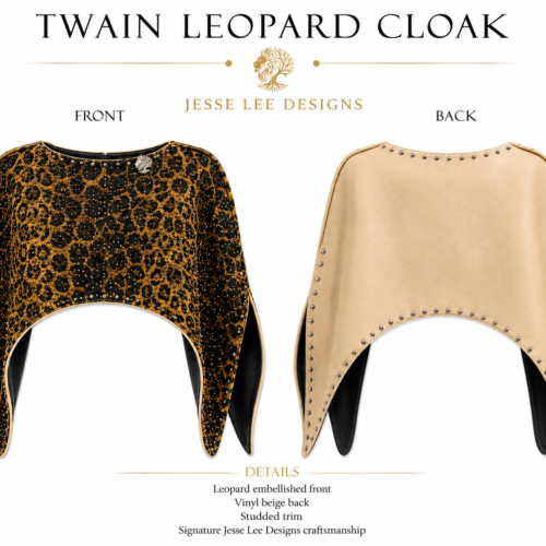 Twain Leopard Cloak